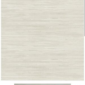 NuWallpaper Cream Luxe Faux Grasscloth Peel and Stick Vinyl Wallpaper Roll